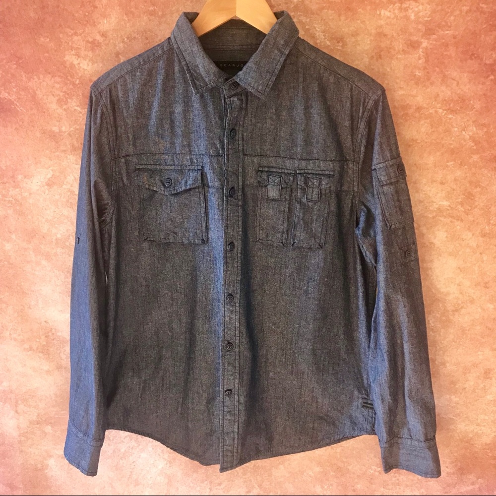 Sean John Denim Button Down - image 2